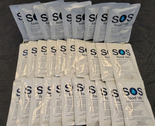 emergency SOS water pouches